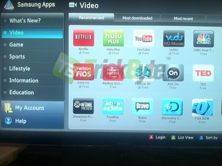 How To Set Up TrickByte DNS on Your Samsung TV (SmartHub) - Trickbyte.